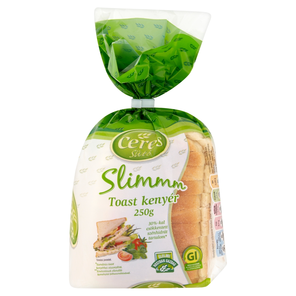 Slimmm Toast kenyér 250g CsSz